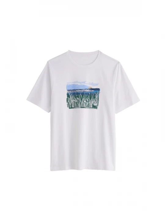 Foto van product Seasalt Cornwall Shirt 'Midwatch' navy / lichtgroen / wit