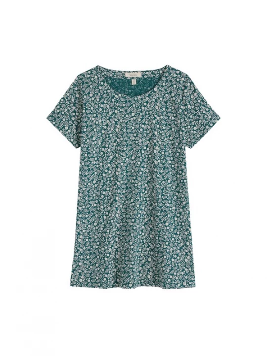 Foto van product Seasalt Cornwall Shirt 'Ocean Gaze' petrol / wit