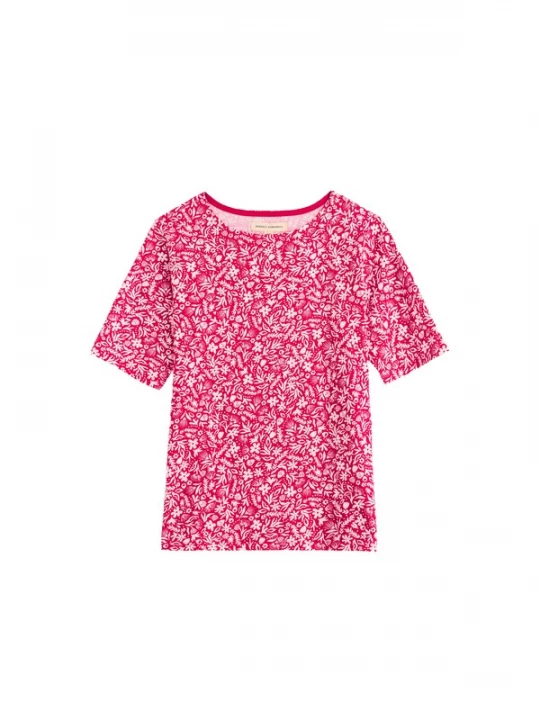 Foto van product Seasalt Cornwall Shirt 'Poisson' pink / wit