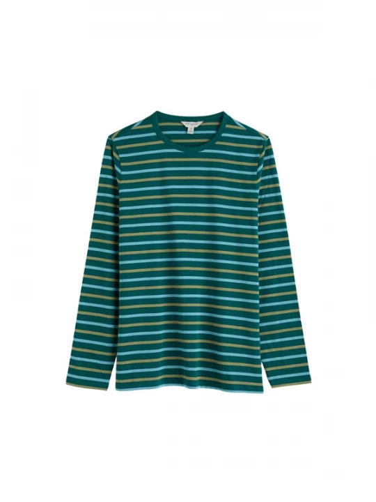 Foto van product Seasalt Cornwall Shirt 'Sailor' mosterd / lichtgroen / donkergroen