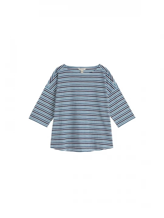 Foto van product Seasalt Cornwall Shirt 'Tremayne Quay' navy / duifblauw / wit
