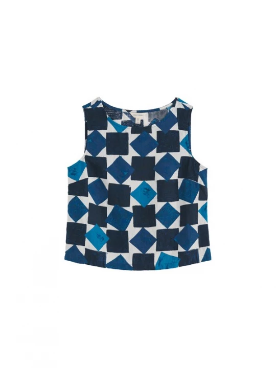 Foto van product Seasalt Cornwall Top 'Colour Study' blauw / marine / azuur / wit