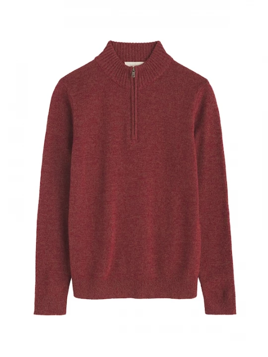 Foto van product Seasalt Cornwall Trui ' Reefpoint Marl' ' rood