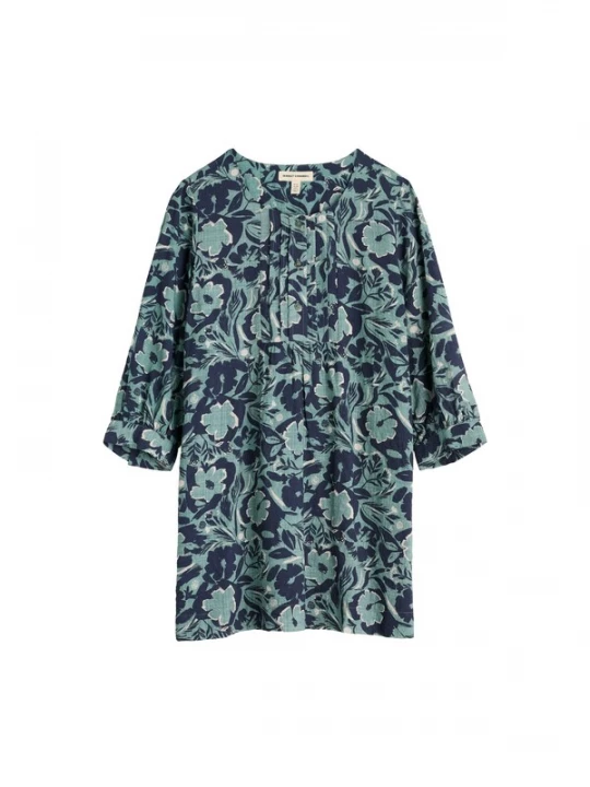 Foto van product Seasalt Cornwall Tuniek 'Lerryn' navy / cyaan blauw / wit
