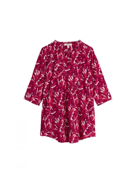 Foto van product Seasalt Cornwall Tuniek 'Op Art' pink / wit