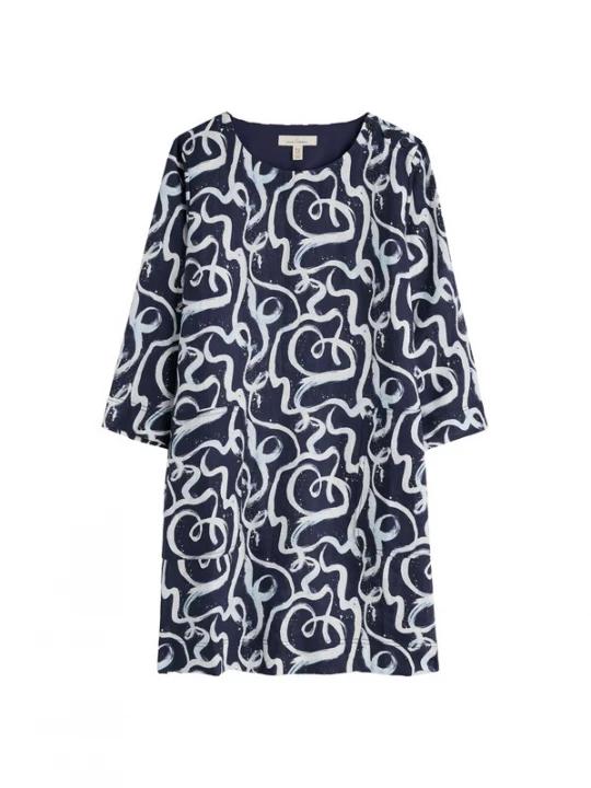 Foto van product Seasalt Cornwall Tuniek 'Port Gaverne' marine / pastelblauw