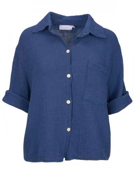 Foto van product Seasons of April Blouse 'Celina' donkerblauw
