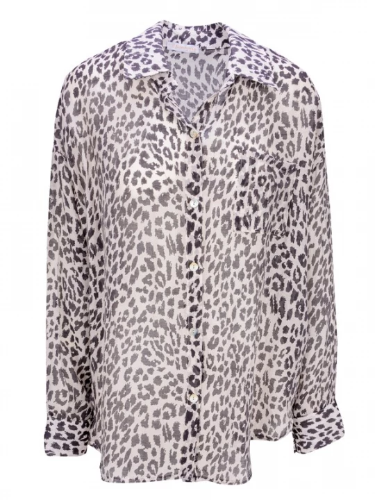 Foto van product Seasons of April Blouse 'Eileen' lichtbeige / zwart