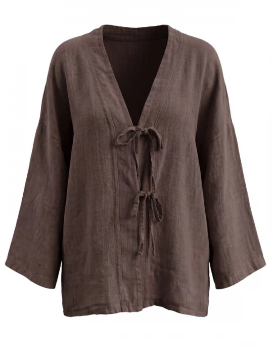 Foto van product Seasons of April Blouse ' GIANNA ' mokka