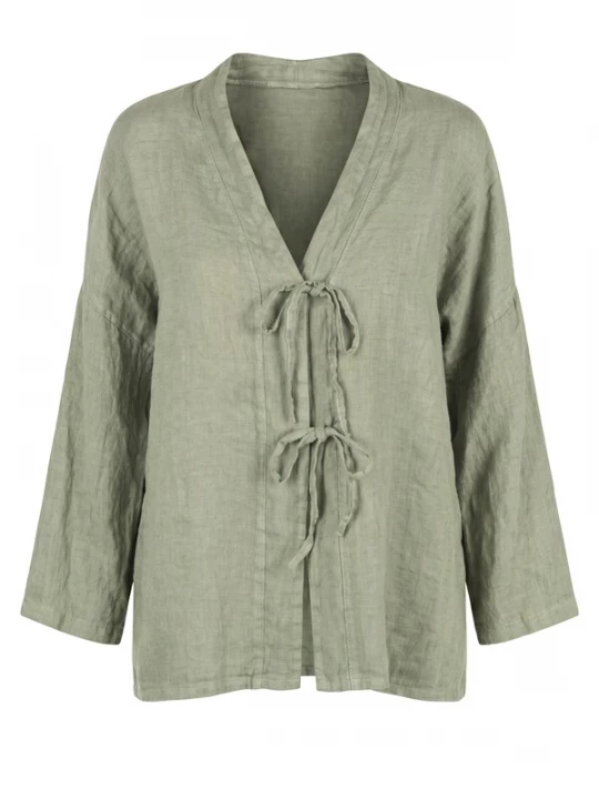 Foto van product Seasons of April Blouse ' GIANNA ' olijfgroen