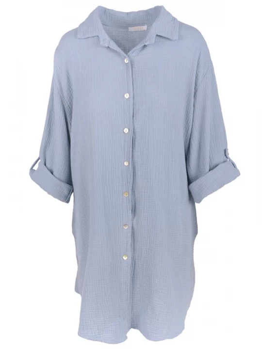Foto van product Seasons of April Blouse 'Jessy' duifblauw