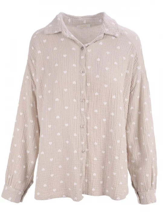Foto van product Seasons of April Blouse 'Liya' beige / wit