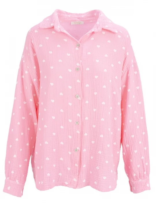 Foto van product Seasons of April Blouse 'Liya' rosa / wit