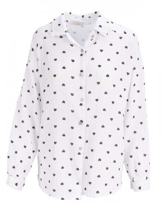 Foto van product Seasons of April Blouse 'Liya' zwart / wit