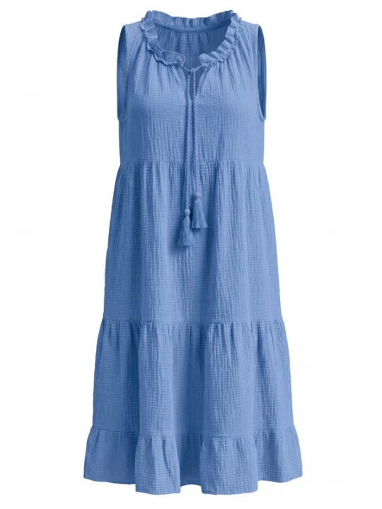 Foto van product Seasons of April Jurk ' BUKI ' blauw
