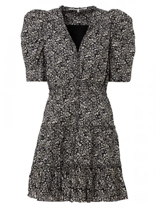 Foto van product SECOND FEMALE Jurk zwart / wit