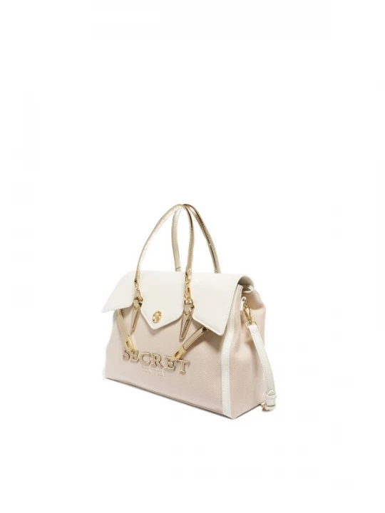 Foto van product Secret Pon Pon Handtas 'Eglantine Chic' crème / nude