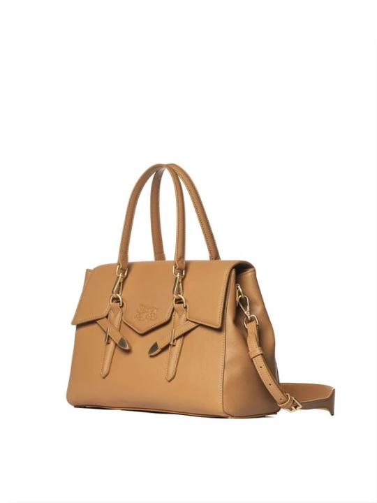 Foto van product Secret Pon Pon Handtas 'Elora Elite' cognac