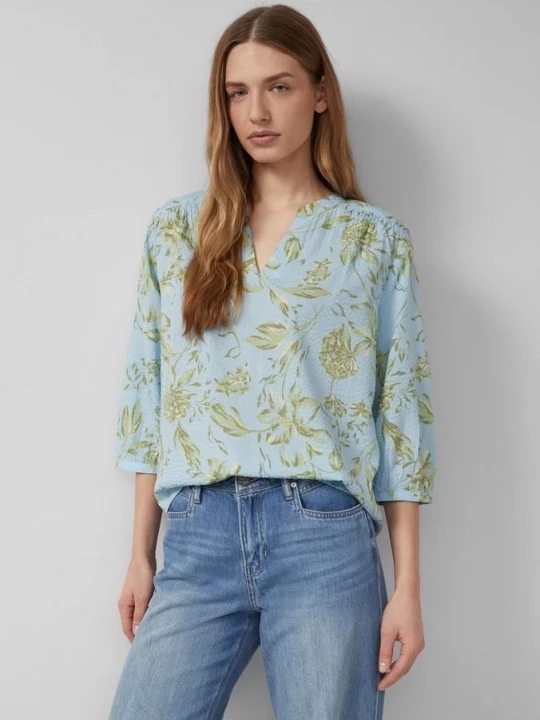 Foto van product Seersucker blouse met plooien s.Oliver