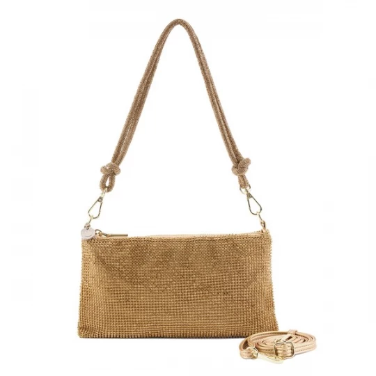 Foto van product Seidenfelt Schoudertas 'Hallila' goud