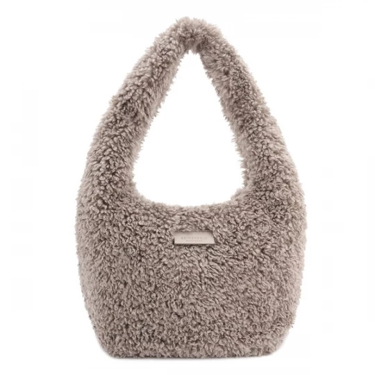 Foto van product Seidenfelt Schoudertas 'Letje' taupe