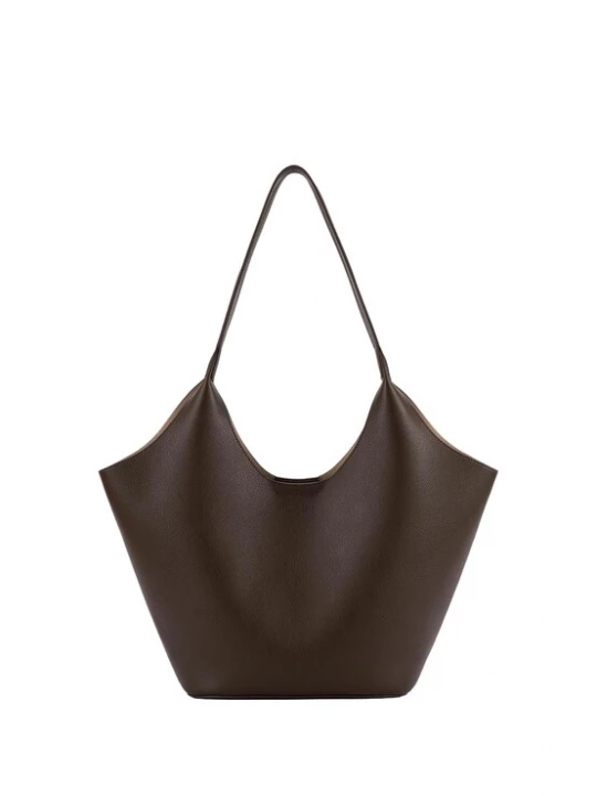 Foto van product Seidenfelt Shopper 'Nelma Tulip' donkerbruin