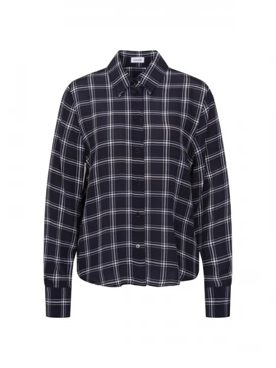 Foto van product SEIDENSTICKER Blouse donkerblauw / wit