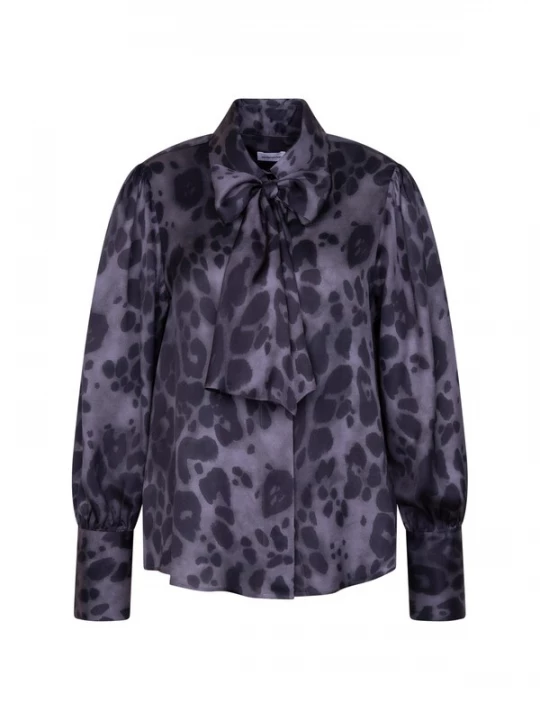 Foto van product SEIDENSTICKER Blouse 'Schwarze Rose' antraciet / donkergrijs