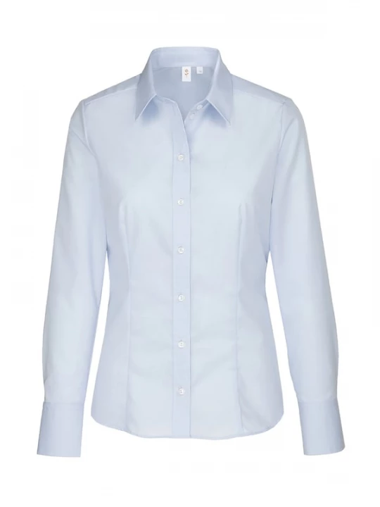 Foto van product SEIDENSTICKER Blouse 'Schwarze Rose' azuur