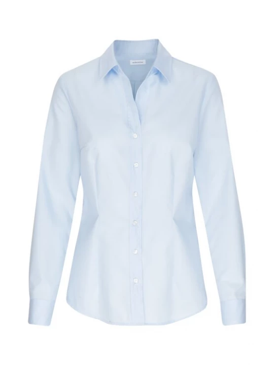 Foto van product SEIDENSTICKER Blouse ' Schwarze Rose ' blauw / lichtblauw