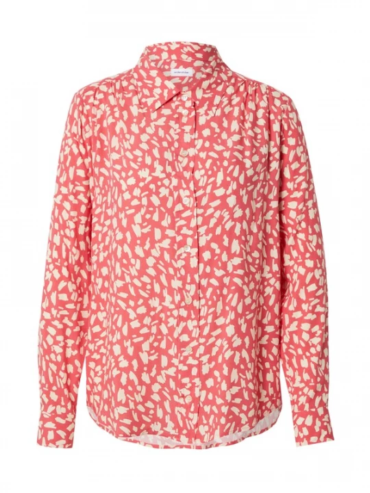 Foto van product SEIDENSTICKER Blouse 'Schwarze Rose' framboos / wit