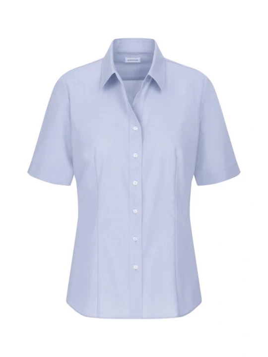Foto van product SEIDENSTICKER Blouse 'Schwarze Rose' lichtblauw