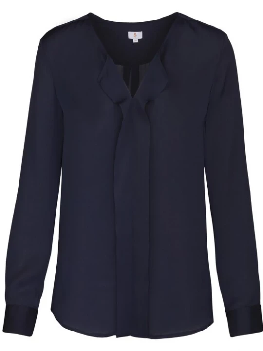 Foto van product SEIDENSTICKER Blouse 'Schwarze Rose' navy