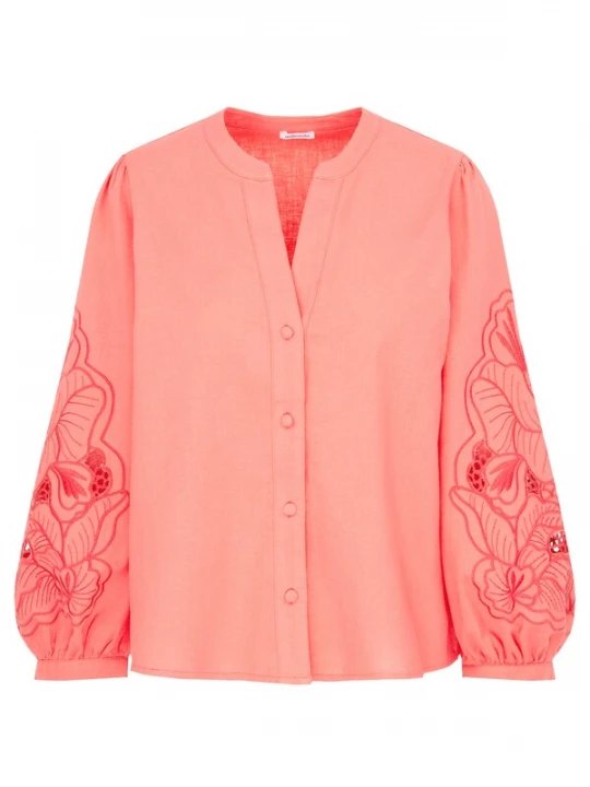 Foto van product SEIDENSTICKER Blouse 'Schwarze Rose' rosa