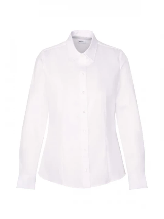Foto van product SEIDENSTICKER Blouse 'Schwarze Rose' wit