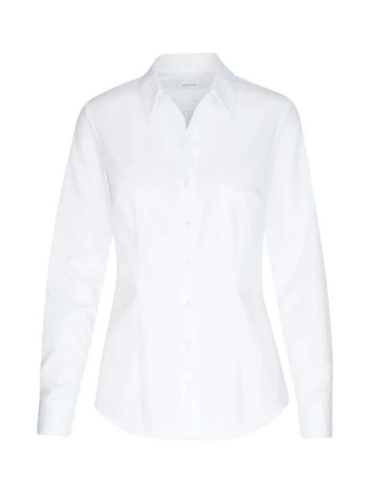 Foto van product SEIDENSTICKER Blouse ' Schwarze Rose ' wit