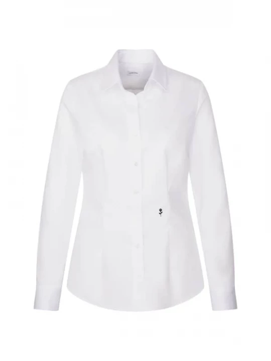 Foto van product SEIDENSTICKER Blouse 'Schwarze Rose' zwart / wit