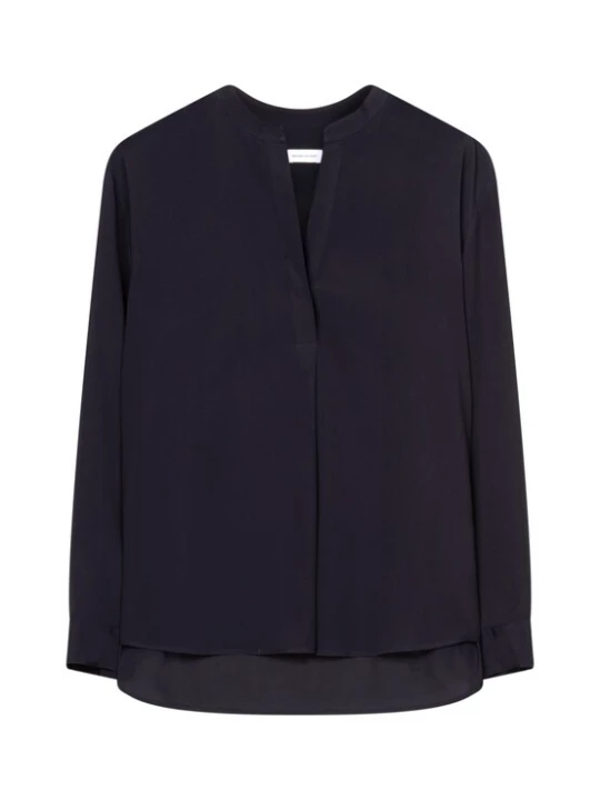 Foto van product SEIDENSTICKER Blouse 'The Connecting Neutrals' nachtblauw