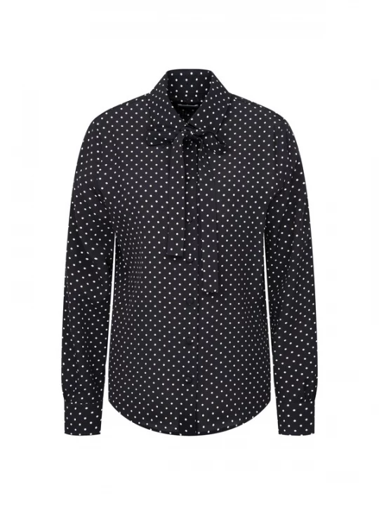 Foto van product SEIDENSTICKER Blouse zwart / wit