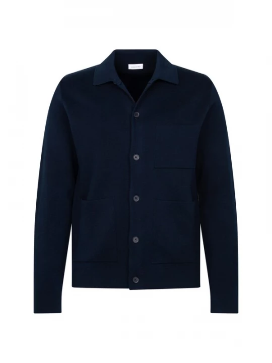Foto van product SEIDENSTICKER Gebreid vest donkerblauw