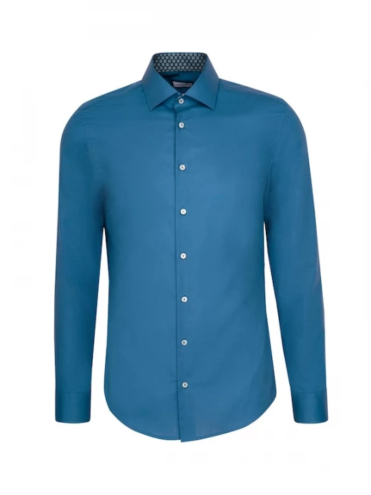 Foto van product SEIDENSTICKER Overhemd 'New Kent Patch 5' blauw