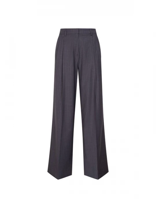 Foto van product SEIDENSTICKER Pantalon 'September Drop 252' antraciet / wit