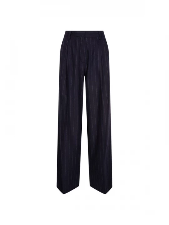 Foto van product SEIDENSTICKER Pantalon 'September Drop 252' marine / wit