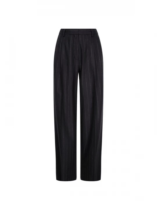 Foto van product SEIDENSTICKER Pantalon 'September Drop 252' zwart / wit