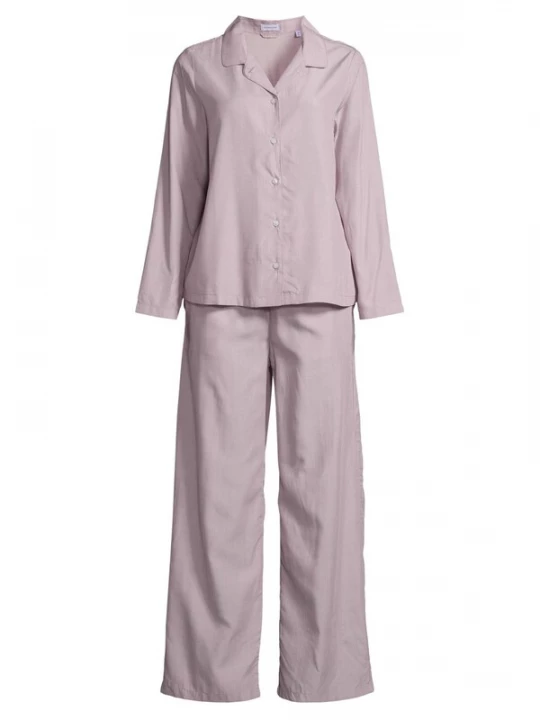 Foto van product SEIDENSTICKER Pyjama 'Classic Fil a Fil' lila