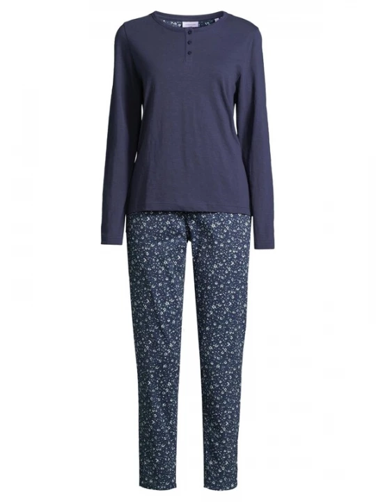 Foto van product SEIDENSTICKER Pyjama 'Soft Knits' donkerblauw