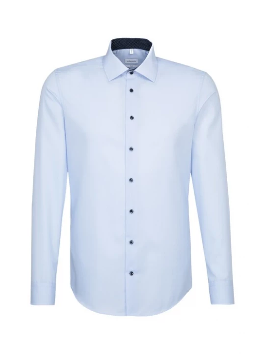Foto van product SEIDENSTICKER Zakelijk overhemd ' Slim ' blauw