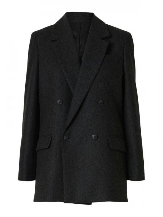 Foto van product SELECTED Blazers 'SLFElin' zwart gemêleerd