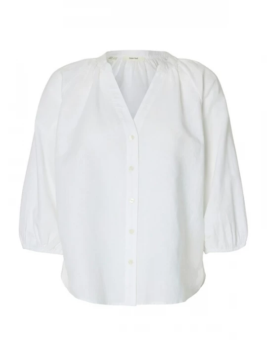 Foto van product SELECTED Blouse 'SLFCleo-Alberta' wit