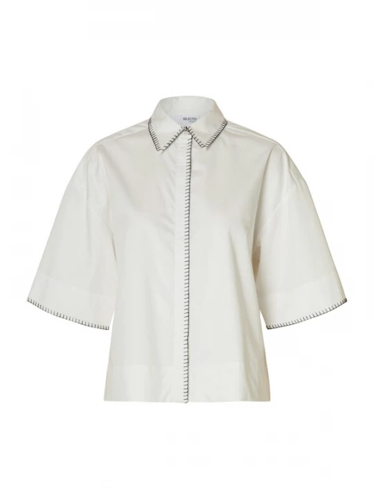 Foto van product SELECTED Blouse 'SLFFIA' wit
